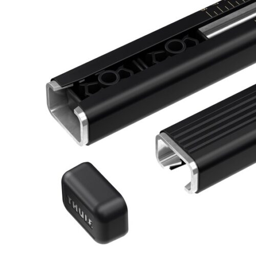 Alternative view of Thule SquareBar 127 Load Bars for Evo Roof Rack System (2 Pack / 50in) - Black
