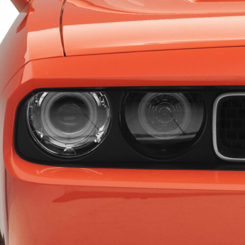 Raxiom for 2008-2014 Dodge Challenger Dual LED Halo Projector Headlights- Black Housing (Clear Lens) - Image 7