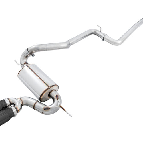 AWE Tuning Touring Edition Cat-Back Exhaust - Non-Resonated - Diamond Black Tips for Ford Focus ST
