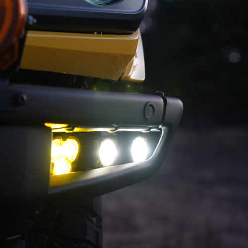 KC HiLiTES 2021+ Ford Bronco FLEX ERA 3 Dual Mode SAE Fog Light Pocket Kit - Image 7