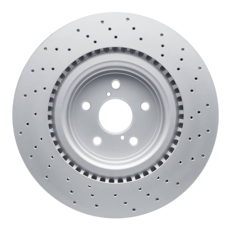 DFC 08-14 Lexus IS F Front Drilled Hi-Carbon Alloy Geomet Coated Rotor - Image 5