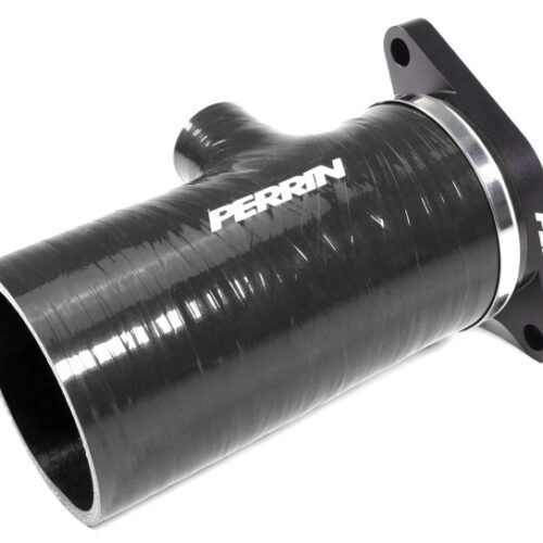 Alternative view of PERRIN 22-26 Subaru WRX Short Type Turbo Inlet Hose - Black