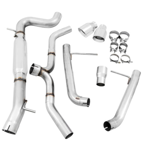 AWE Tuning Track Edition Exhaust - Polished Silver Tips for VW MK7 Golf Alltrack/Sportwagen 4Motion - Image 6