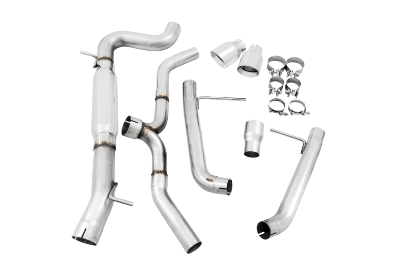 AWE Tuning Track Edition Exhaust - Polished Silver Tips for VW MK7 Golf Alltrack/Sportwagen 4Motion - Image 6