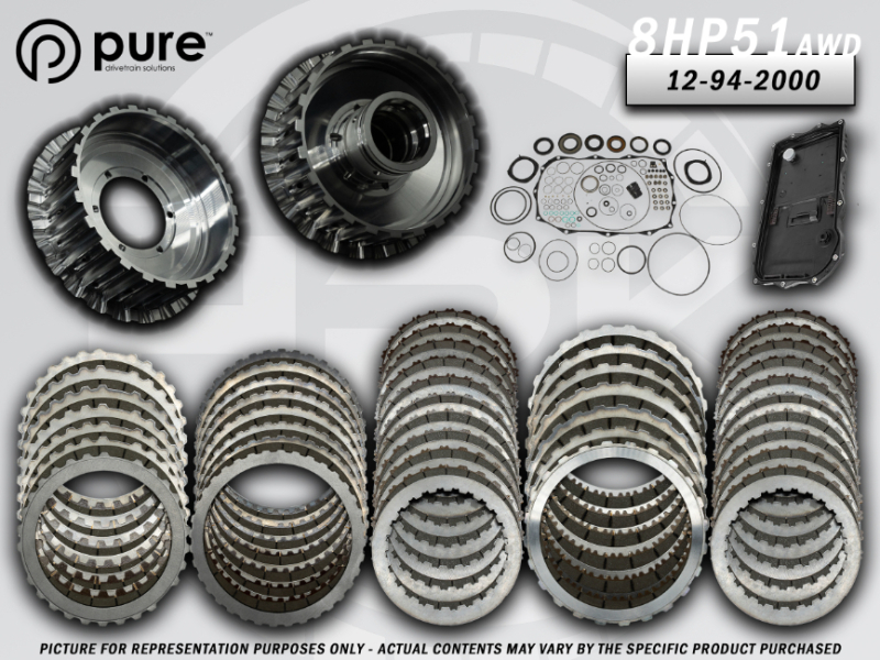 Pure Drivetrain 8HP51 High Performance Transmission Hard Parts Kit - AWD - Stage 2