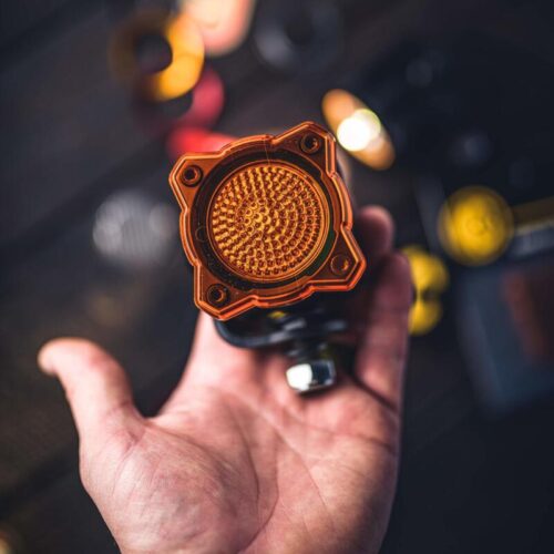 KC HiLiTES FLEX ERA 1 Single Light Shield ONLY (Amber) - Image 4