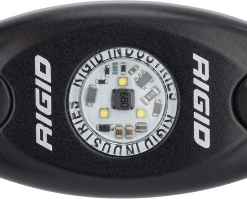 Rigid Industries A-Series Light - Black - High Strength - Red
