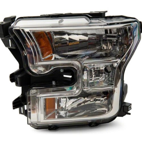 Raxiom for 2015-2017 Ford F-150 Axial OEM Style Rep Headlights- Chrome Housing (Clear Lens) - Image 5