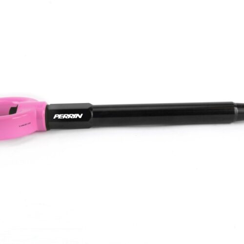 PERRIN 08-14 Subaru WRX & STI / 08-11 Impreza / 05-09 Legacy Tow Hook Kit (Front) - Hyper Pink - Image 2