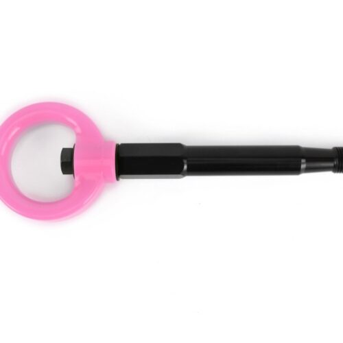 PERRIN 15-21 Subaru WRX/STI / 24-26 Crosstrek / 25-26 Forester Tow Hook Kit (Rear) - Hyper Pink - Image 3
