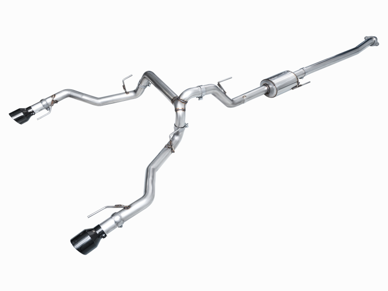 AWE Tuning Tips for 2021+ Ford F-150 Tremor (w/ Bumper Cutouts) 0FG Non-Resonated Catback -Diamond Black