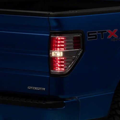 Raxiom for 2009-2014 Ford F-150 Styleside LED Tail Lights- Black Housing- Smoked Lens - Image 3