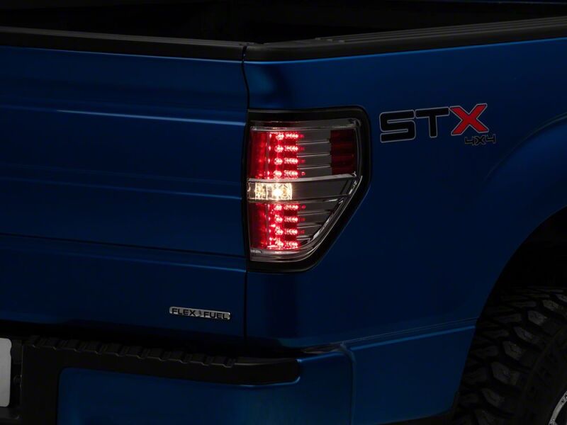 Raxiom for 2009-2014 Ford F-150 Styleside LED Tail Lights- Black Housing- Smoked Lens - Image 3
