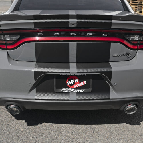 aFe Power MACH Force-XP 4-1/2in Carbon Fiber OE Replacement Exhaust Tips - 15-19 Dodge Charger/Hellcat - Image 8