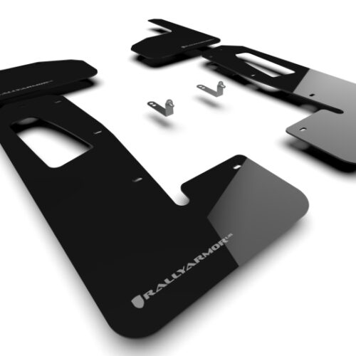 Rally Armor 22-25 Rivian R1T Black UR Mud Flap w/Dark Grey Logo