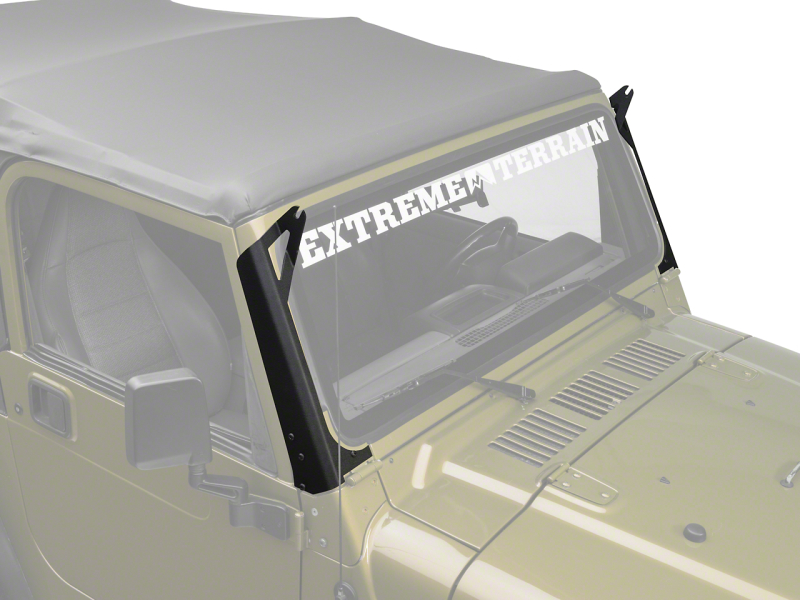 Raxiom for 1997-2006 Jeep Wrangler TJ 50-In LED Light Bar Windshield Mount