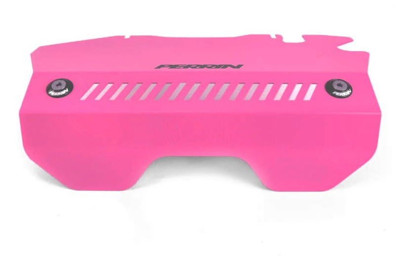 PERRIN 15-21 Subaru WRX Pulley Cover - Hyper Pink - Image 2