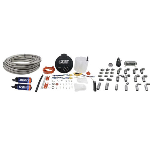 DeatschWerks for 2006+ X2 Series Fuel Pump Module w/ Dual DW400 Pumps and Return PTFE Plumbing Kit
