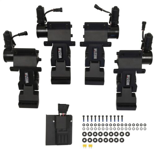 Alternative view of Westin 15-25 Ford F-150 SuperCrew / 17-25 F-250/350 CrewCab Pro-e Running Boards - Tex. Blk