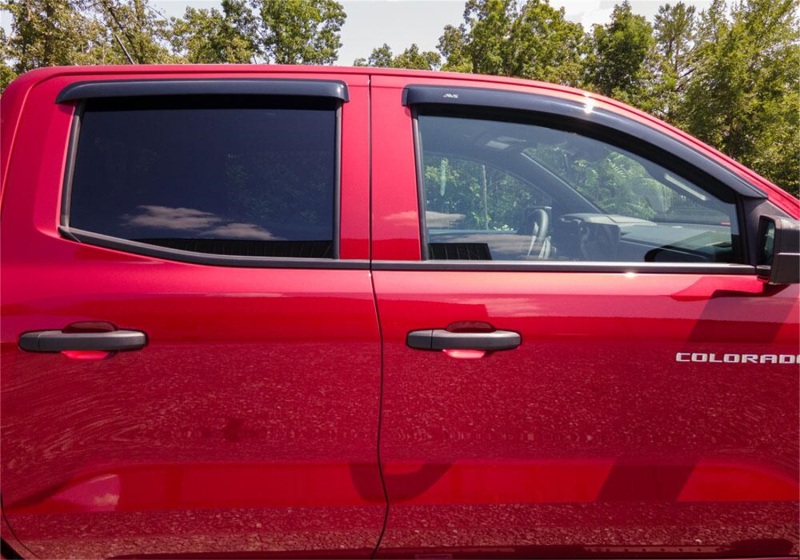 AVS 2023 Chevrolet Colorado / GMC Canyon Ventvisor Outside Mount Window Deflectors 4pc - Smoke - Image 10