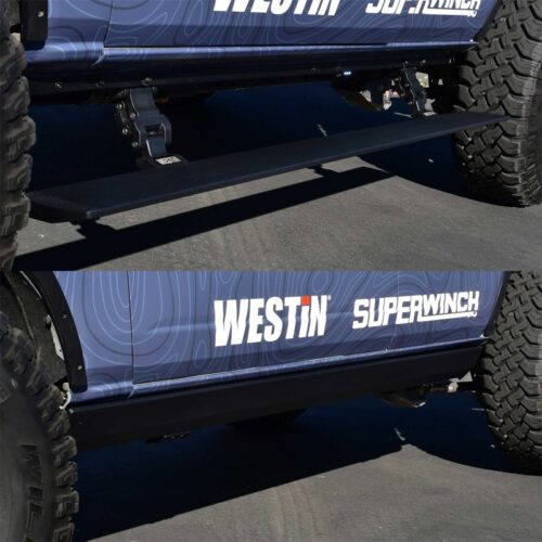 Westin 21-26 Ford Bronco 4dr (Excl. Bronco Sport) Pro-e Running Boards - Tex. Blk - Image 6