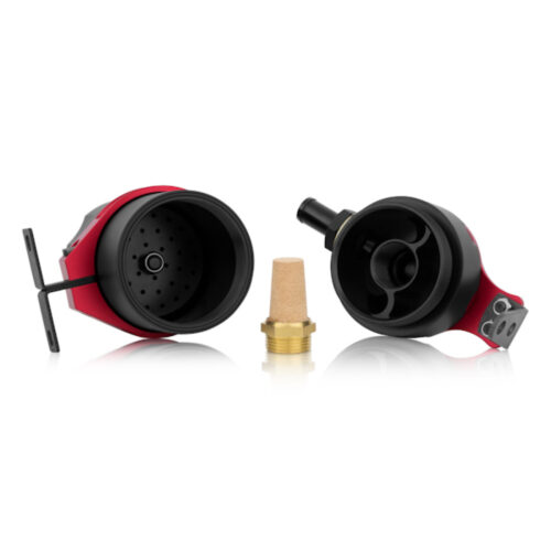 Mishimoto Universal Baffled Oil Catch Can - Red - Image 5