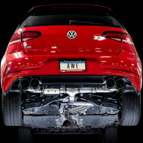 AWE Tuning SwitchPath Exhaust w/Diamond Black Tips 102mm for MK7.5 Golf R - Image 6