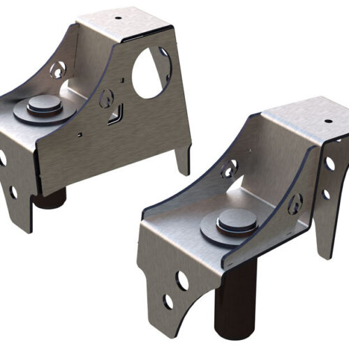 Artec Industries 97-06 Jeep Wrangler TJ Front Frame Coil Buckets For OEM Bumpstops
