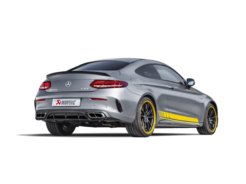 Akrapovic Evolution Line Cat Back (Titanium) w/ Carbon Tips (Req. Link Pipe) for 16-17 AMG C63 Coupe - Image 3