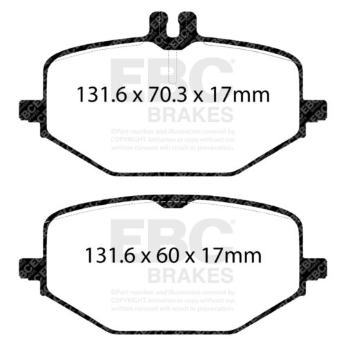 EBC 2018+ Mercedes-Benz G550 (BM463) 4.0TT Rear Yellowstuff Brake Pads - Image 2