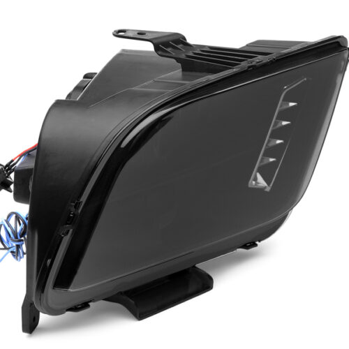 Raxiom for 2005-2009 Ford Mustang w/ Halogen LED Halo Prjctr Headlights-Blk Hsng(Smoked Lens Exclude GT500) - Image 10