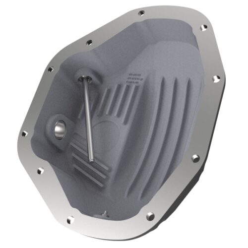 aFe Power Cover Diff Rear Machined COV Diff R Dodge Diesel Trucks 94-02 L6-5.9L (td) Machined - Image 9