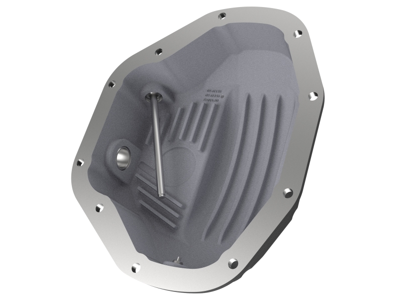 aFe Power Cover Diff Rear Machined COV Diff R Dodge Diesel Trucks 94-02 L6-5.9L (td) Machined - Image 9
