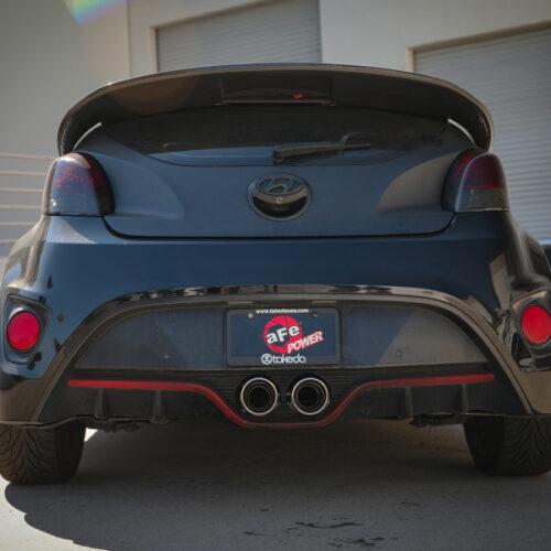 aFe Power Takeda 13-17 Hyundai Veloster L4-1.6L 2-1/2in 304 SS Axle-Back Exhaust w/ Polished Tips - Image 7