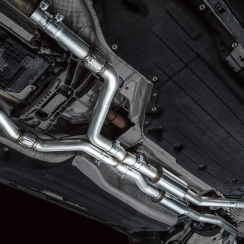 Alternative view of AWE Tuning Exhaust w/Chrome Silv Tips for 20-25 (Only Certain 2026 Models) Ford Explorer ST Touring Ed.