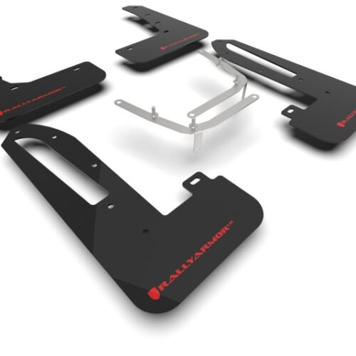Rally Armor 23-26 Honda Civic Type R Black Mud Flap Red Logo