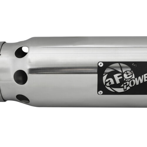 aFe Power SATURN 4S 4in SS Intercooled Exhaust Tip - Polished 4in In x 5in Out x 12in L Bolt-On - Image 3