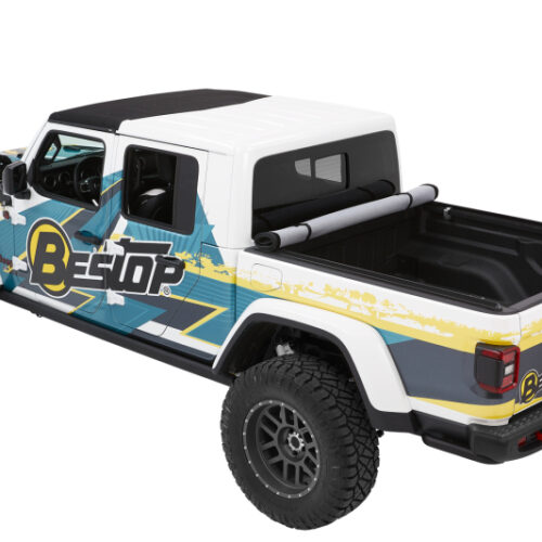 Bestop Roll Soft Tonneau - 20-26 Jeep Gladiator For 5 Ft. Bed EZ-Roll (Premium Black Twill) - Image 4