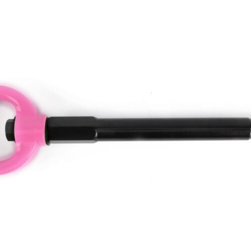 PERRIN 08-14 Subaru WRX & STI / 08-11 Impreza / 05-09 Legacy Tow Hook Kit (Front) - Hyper Pink - Image 3