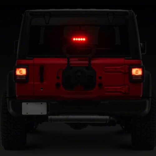 Raxiom for 2018-2023 Jeep Wrangler JL Axial Series LED Third Brake Light- Red - Image 9