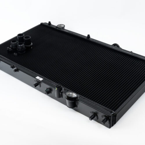 CSF for 92-00 Honda Civic w/K-Swap V3 Radiator - Black Finish - Image 2
