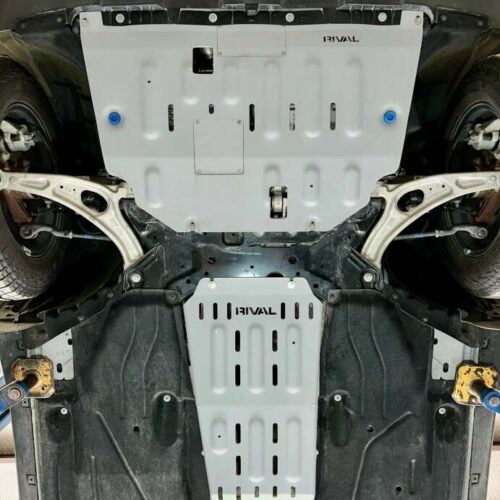 Rival 2022-2026 Ford Maverick EcoBoost Aluminum Catalytic Converter Skid Plate - Image 10