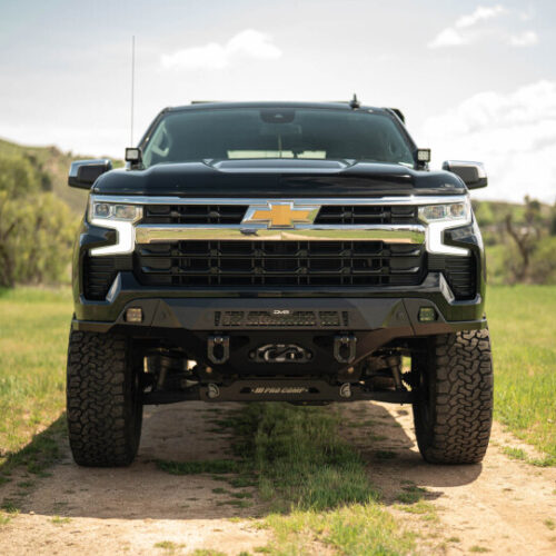 DV8 Offroad 2022+ Chevrolet Silverado 1500 Offroad Spec Series Front Bumper w/ Winch - Image 9