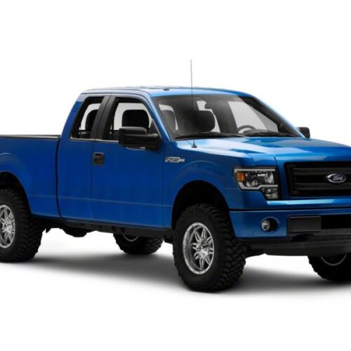 Raxiom for 2009-2014 Ford F-150 Axial Series Headlights w/ LED Bar- Black Housing (Clear Lens) - Image 9