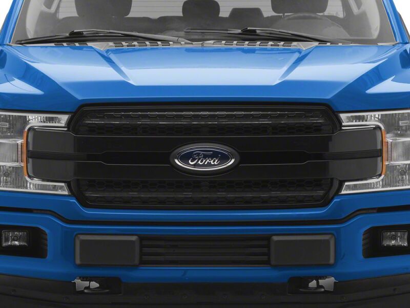 Raxiom for 2018-2020 Ford F-150 CXR Series LED Upper Replacement Grille with White DRL- Black - Image 9