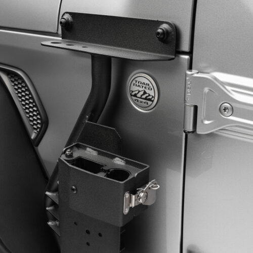 Go Rhino 18-24 Jeep Wrangler JL/JLU/JT Front Fender Jack Mount for Hi-Lift Jack - Tex. Blk - Image 8