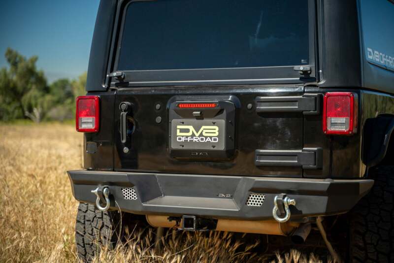 DV8 Offroad 07-18 Jeep Wrangler JK Spare Tire Delete - Image 7