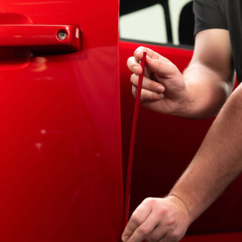 Husky Liners 21-25 Ford F150 Door Edge Guards (4pc Set) - Rapid Red Metallic Tri Coat - Image 4