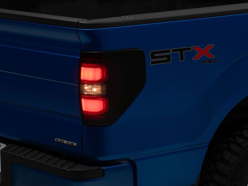 Raxiom for 2009-2014 Ford F-150 Styleside Axial Series LED Tail Lights- Black Housing- Smoked Lens - Image 7
