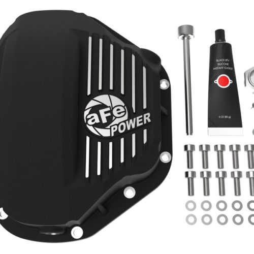 aFe Power Cover Diff Rear Machined COV Diff R Dodge Diesel Trucks 94-02 L6-5.9L (td) Machined - Image 5